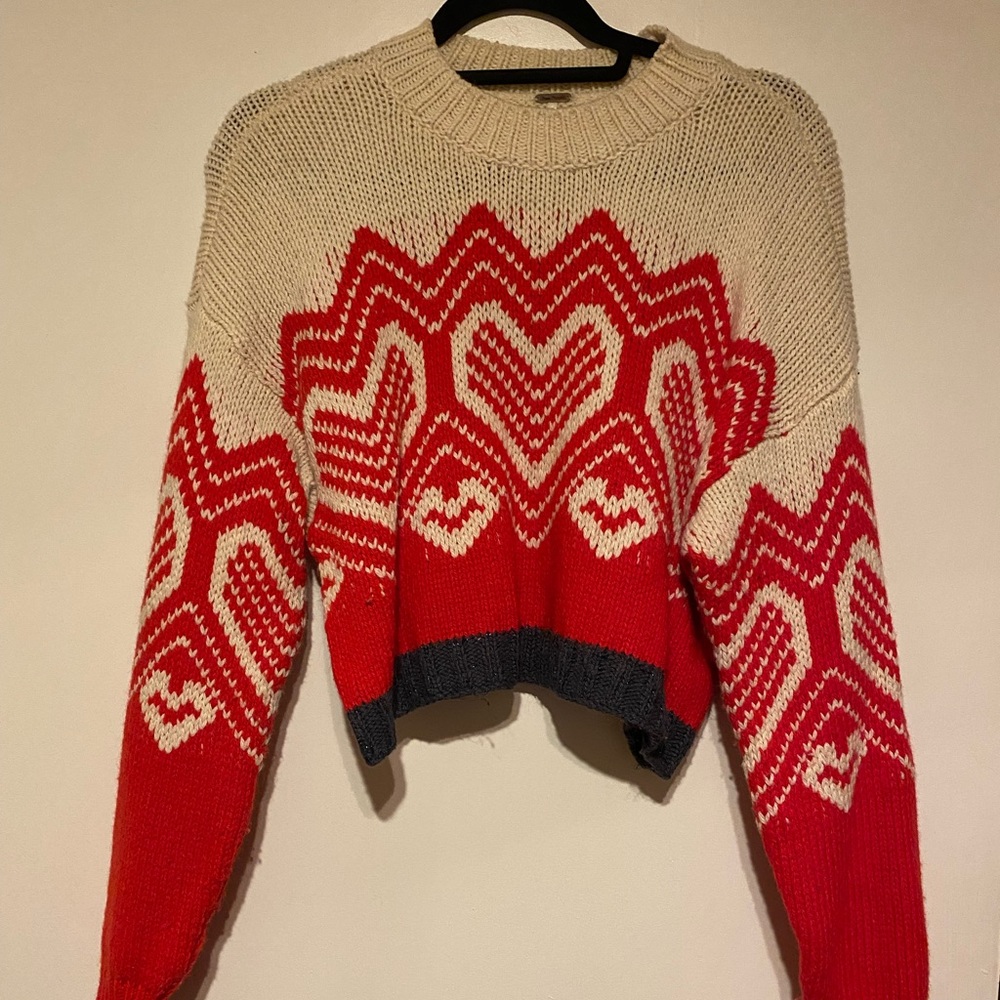 Free people cropped sweater